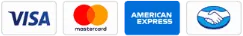 Visa, Mastercard, American Express