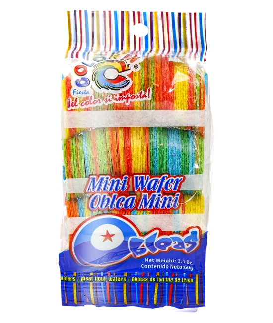Mini Wafer Oblea de colores